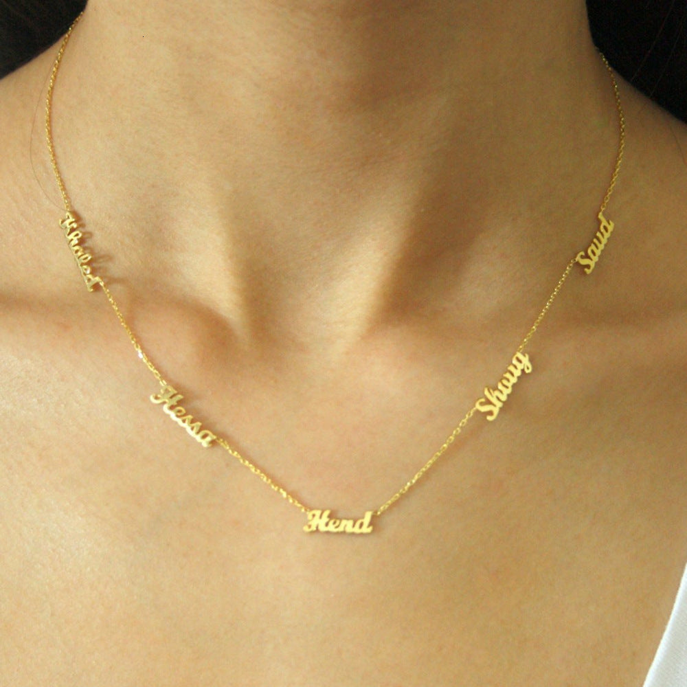 Minimal Name Necklace