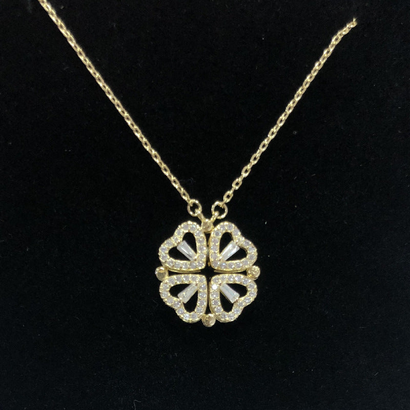 Clover Heart Necklace
