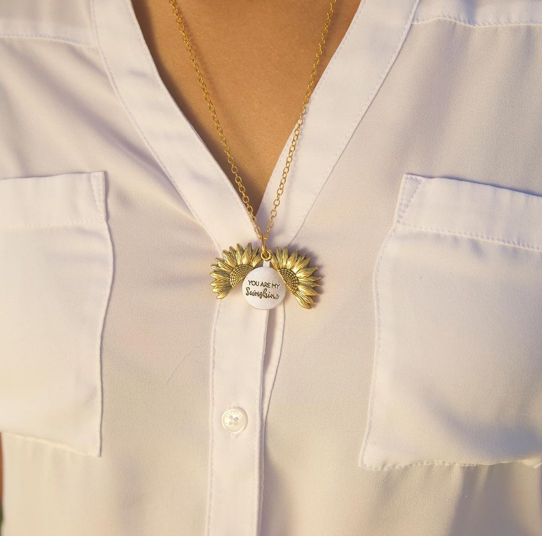 Sunflower Necklace