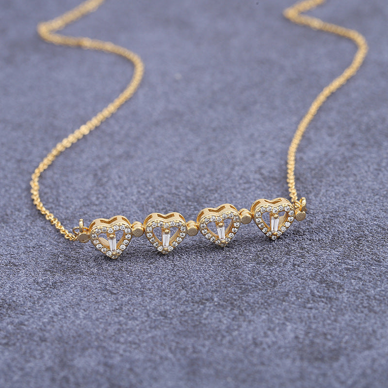 Clover Heart Necklace