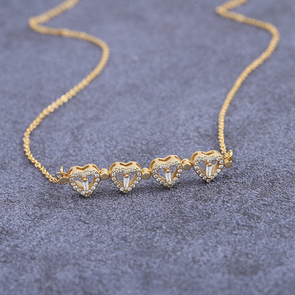 Clover Heart Necklace