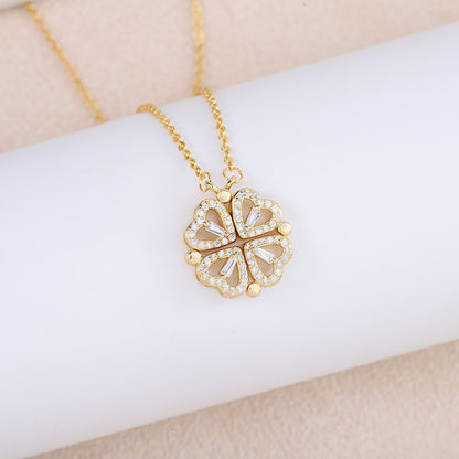 Clover Heart Necklace