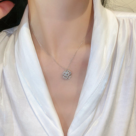 Clover Heart Necklace
